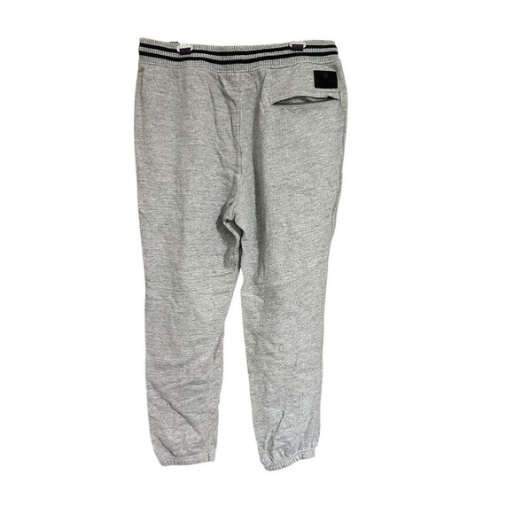 On the Byas Men's Joggers Size Large Gray Drawstring Gray/black Loungewear - Picture 2 of 10